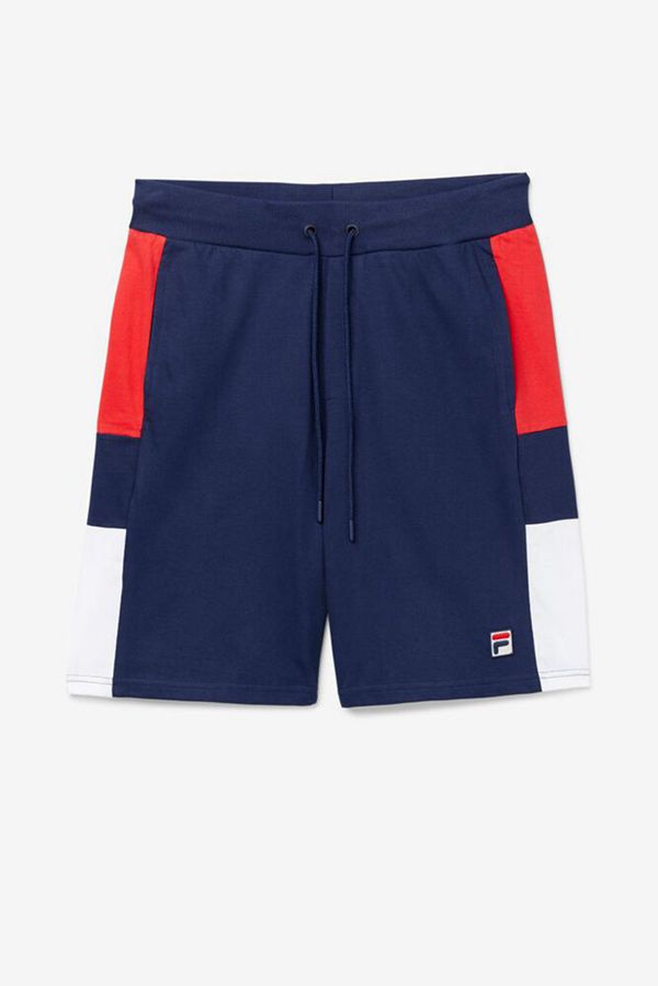 Fila Galway Men's Shorts - Red/White,NZ 358-60138